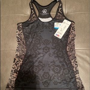 Inknburn Women’s Black Lace Racerback Small